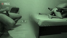 Cuckold Jerks Off Watching Hot Wife Cheat with Lover, Damn!