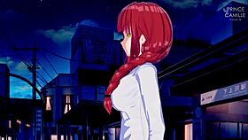 Makima bounces boobs in chainsaw man! 😍