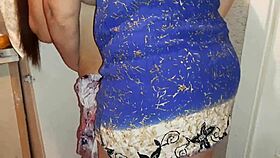 strapon fucking in kitchen till husband catches!