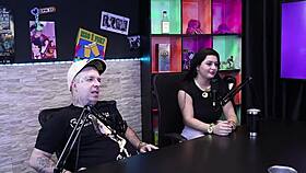 Girlfriend's Assfucking in Motel with Ten People! Bruna Carlos and Matheus Caetano Riding Big Black Cock!