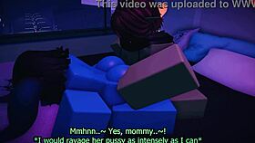 Slutty elf seduces goblin in Roblox RP with Ranoya1.