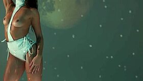 nice big ass latina milf posing lingerie