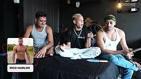 leo felipo getting horny in maintenance backstage with big cocks