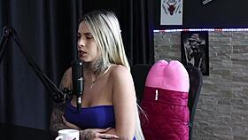 Dj Rafa Loira And Mateus Hwang In Sheer Red Lingerie For Bisexual Anal Fun