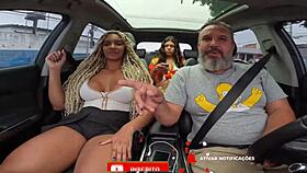 sophie stephan decides to show her face in the car ride