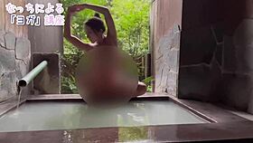 i enjoy acrobatic moves in the hot spring