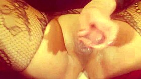 Intense Anal Gaping with Tranny in Homemade