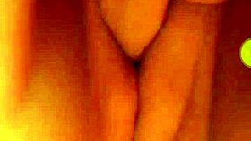 Teen feels intense pleasure during solo masturbation session