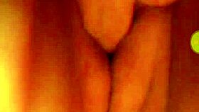 Teen feels intense pleasure during solo masturbation session