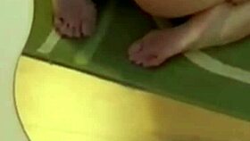 she sucks his toes while fucking him softly, doesn't she?