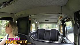 femalefaketaxi has horny lesbians diving into wet pussy during wild car ride