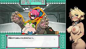 i play poochame maid game and fight female tanuki monster
