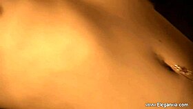 Beautiful brunette reveals her natural charm