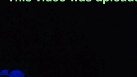 Britney Madison explores blacklight effects in a main scene