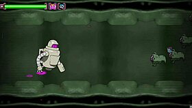 Xenotake hentai extreme game episode 9 rescue the captain with monster peeking