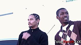 mahlila milian, horny hood girl, gets doggystyle with big tits and shaved pussy