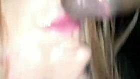 Pretty White Cd Sucks Young 18+ Bbc in Intense Blowjob