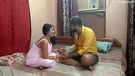 DESI ROMANTIC VHABI SEX in homemade style with CLEAR HINDI AUDIO, close up anal couple arab milf mother in law