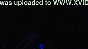 Britney Madison explores blacklight effects in a main scene