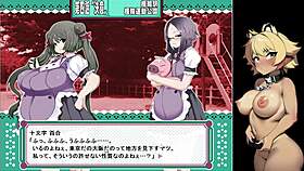 i play poochame maid game and fight female tanuki monster