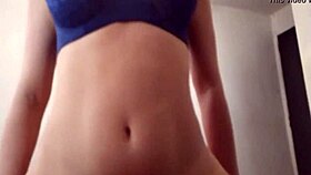 Hot babe riding cock to creampie!