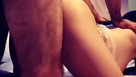 she sucks his toes while fucking him softly, doesn't she?