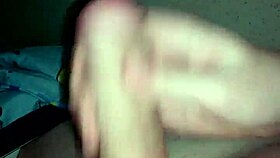 A bisexual guy masturbates to a hot cumshot scene