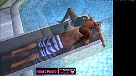 taken at the public swimming pool jumping board i