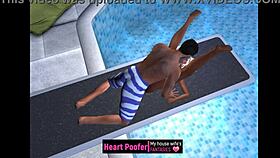 taken at the public swimming pool jumping board i