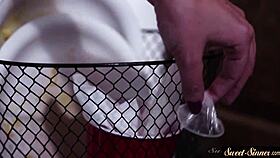 watch this teen stepsister ride reverse cowgirl