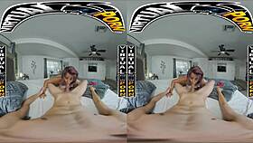 Latin girls explore virtual reality adventures with serena santos sophia leone gianna dor and more