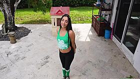 madison wilde hides and gets caught by joey for a wild fuck