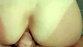 Hot Brunette Rides Cock And Gets Anal Creampie In Her Tight Ass