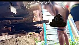 On my friend's aniversarry, i fuked his gostosa in the backyard