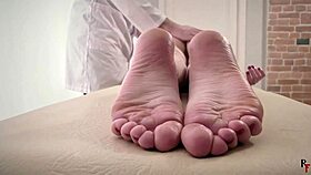 dreadlocks jane receives a topless armpit tickling massage with unique hairstyle