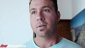 Kyler feels overwhelmed by deepthroat and facial