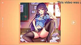 my hentai girlfriend slowly undresses for me