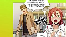 boss fucked office whore on the table and by the window