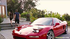 INDIA SUMMER BENDS OVER FOR DOGGYSTYLE AND RIDES HIS COCK HARD!