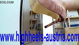 nicole dangles her feet for licking 😋