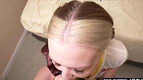 i met a blonde teen girl scout who gave me more than cookies