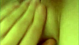 I focus on the close-up of her tight pussy penetration.