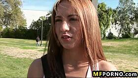 Hot Teen Fucked on Pool Table Serena 1