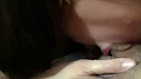 Tattooed Carol Gets Oral Creampie Voyeur Style