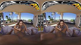 Latin girls explore virtual reality adventures with serena santos sophia leone gianna dor and more