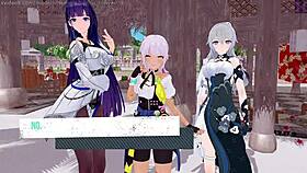 Carole Mei Bronya Ride Hard In Intense Training