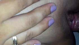 young woman gives passionate blowjob in casual setting