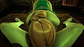 The Witcher Triss, redhead teen, why does she lick so good in POV?