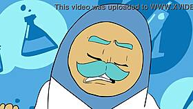 powertrip cartoon with clothes ripped 😈