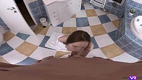 i brushed my teeth with sperm from linda weasley in this hardcore reality scene